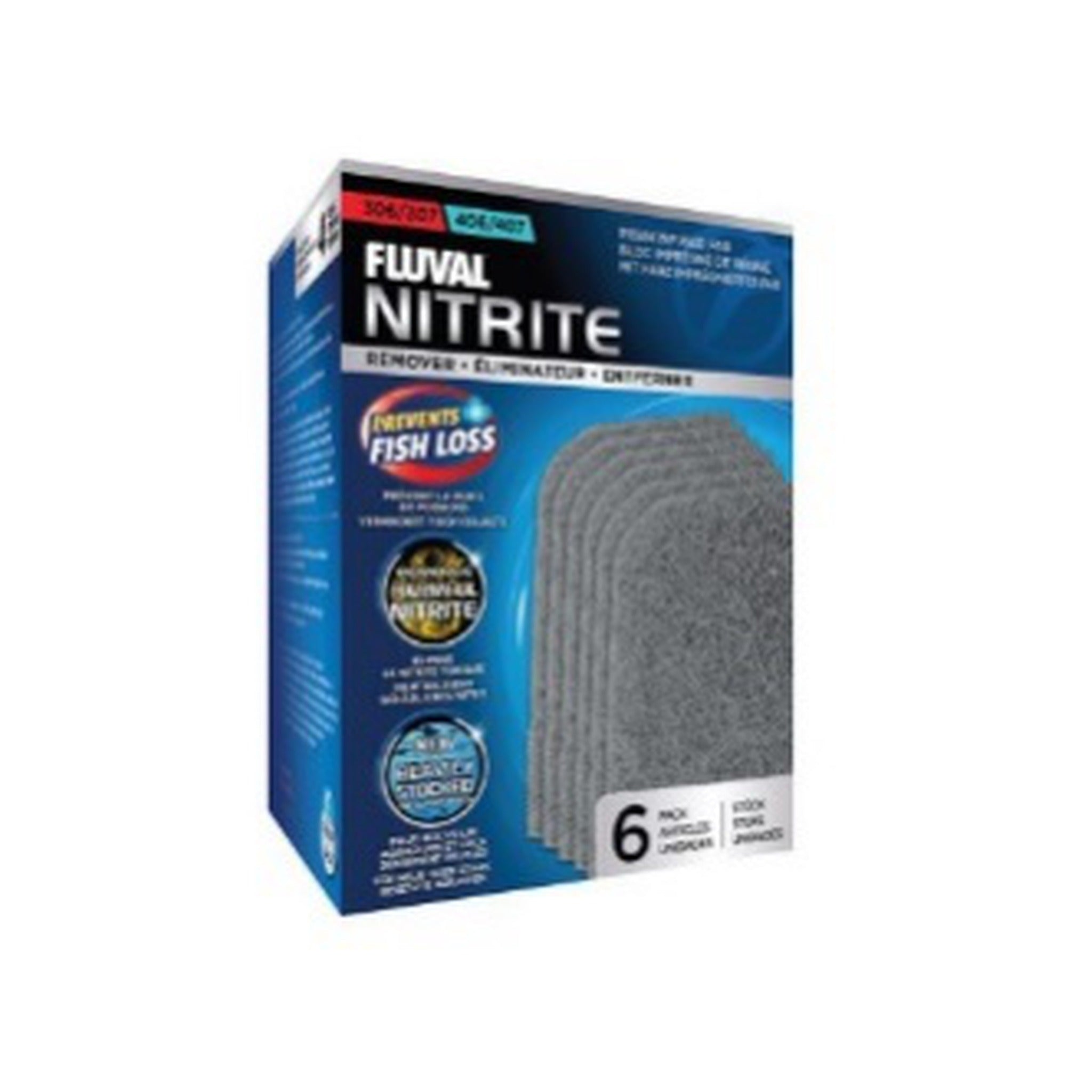 Fluval Nitrite Remover Pads 307/407 6 Pack - Biotope Lebanon