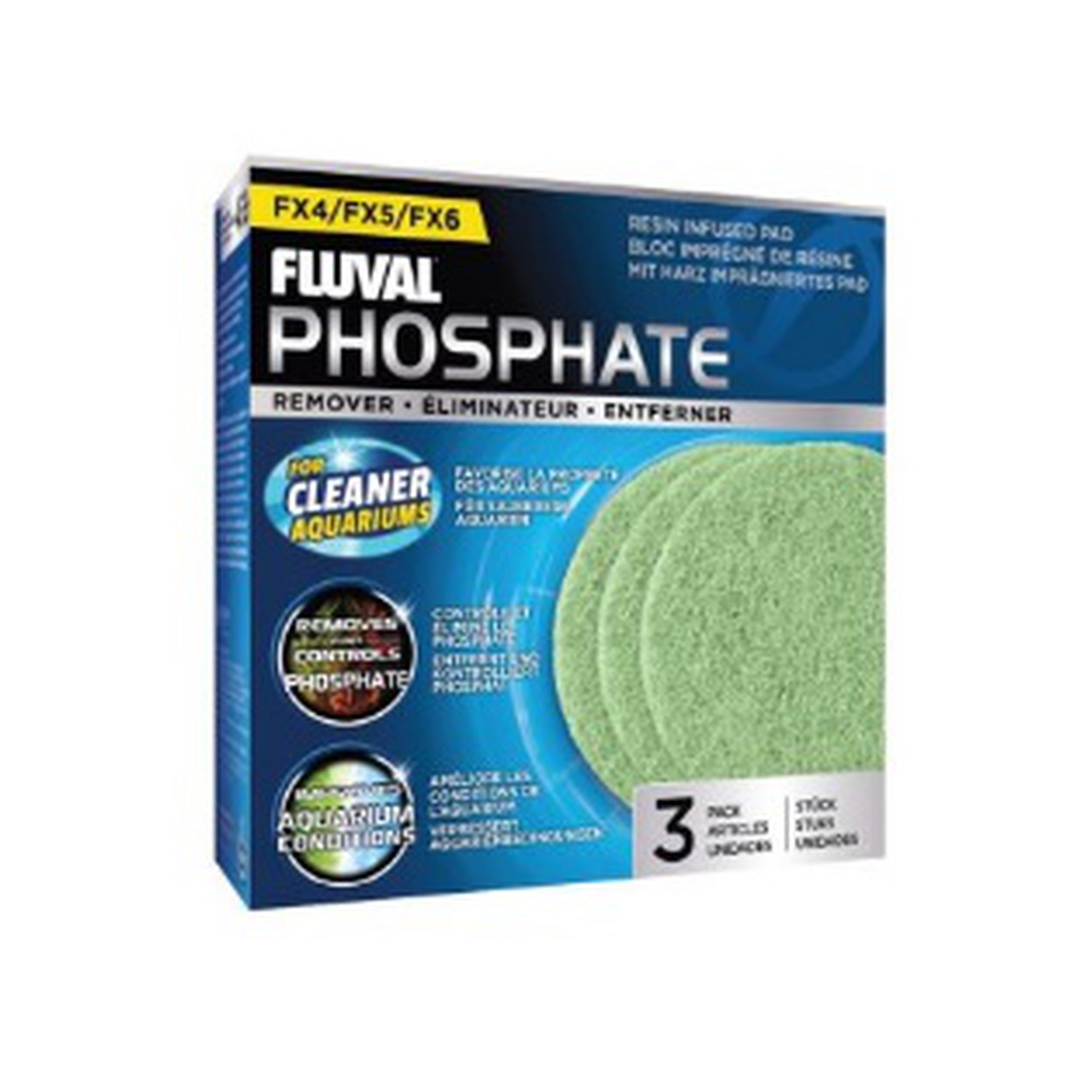 Fluval Phosphate Remover Pads FX4/FX5/FX6 3 Pack - Biotope Lebanon