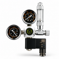 Mufan Aquarium Dual Gauge Co2 Regulator with Solenoid and Bubble Counter